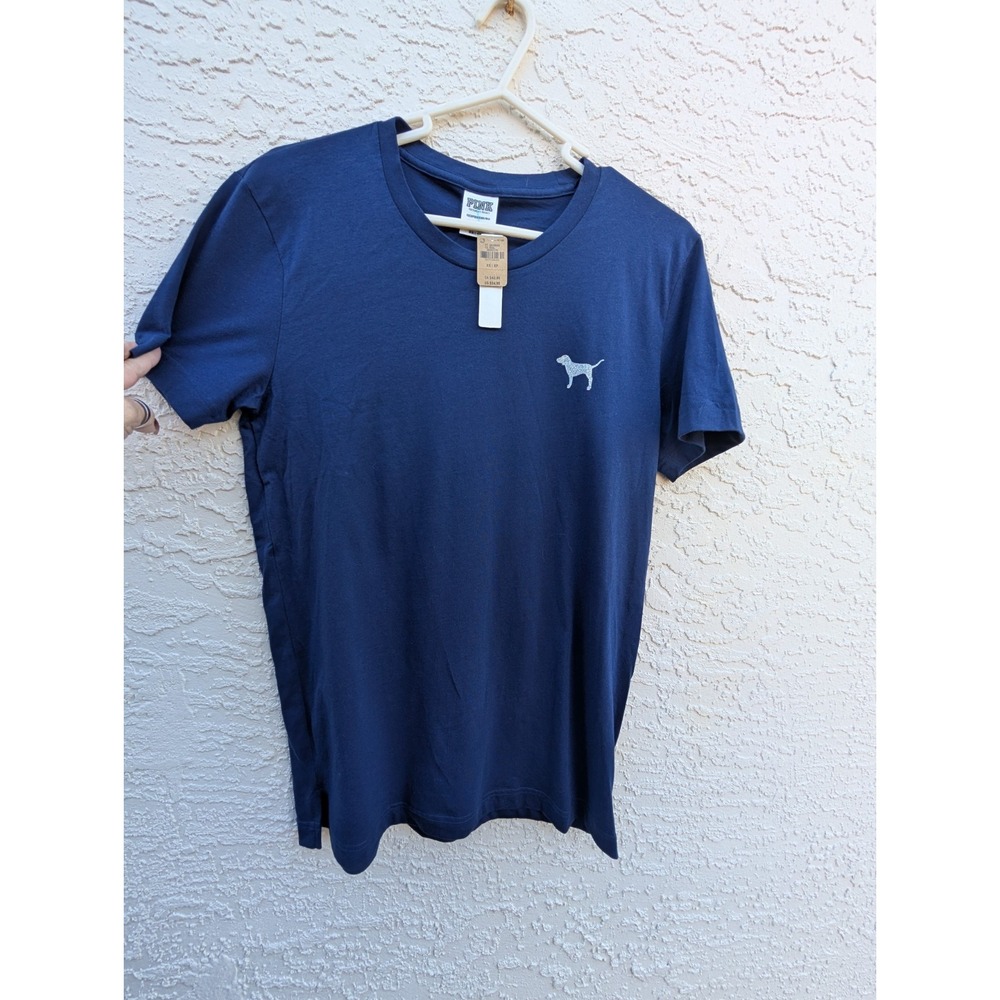 NWT VICTORIA'S SECRET PINK SHINE CAMPUS TEE XS‎